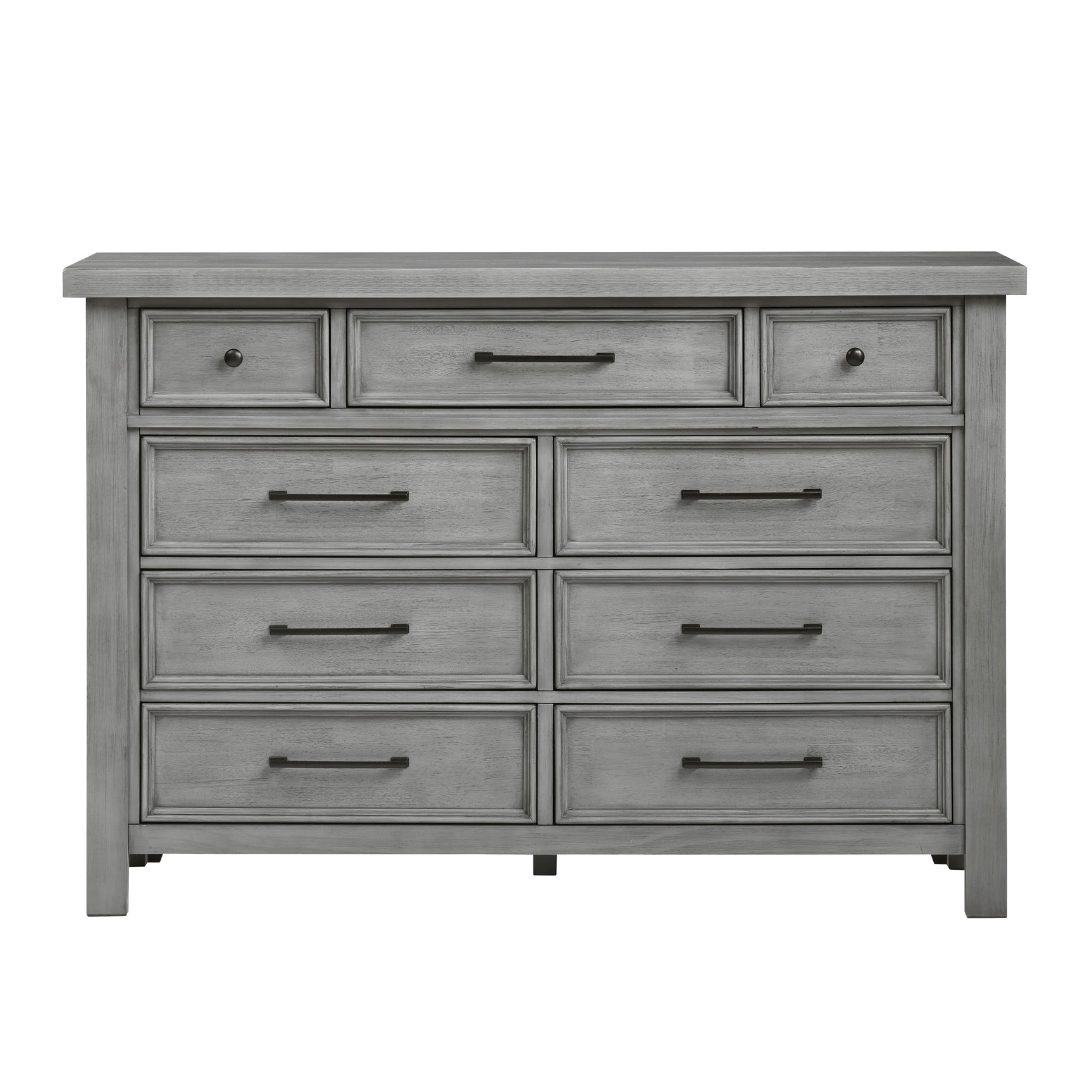 Logandale Antique Gray 5-Piece Queen Bedroom Set - Ornate Home