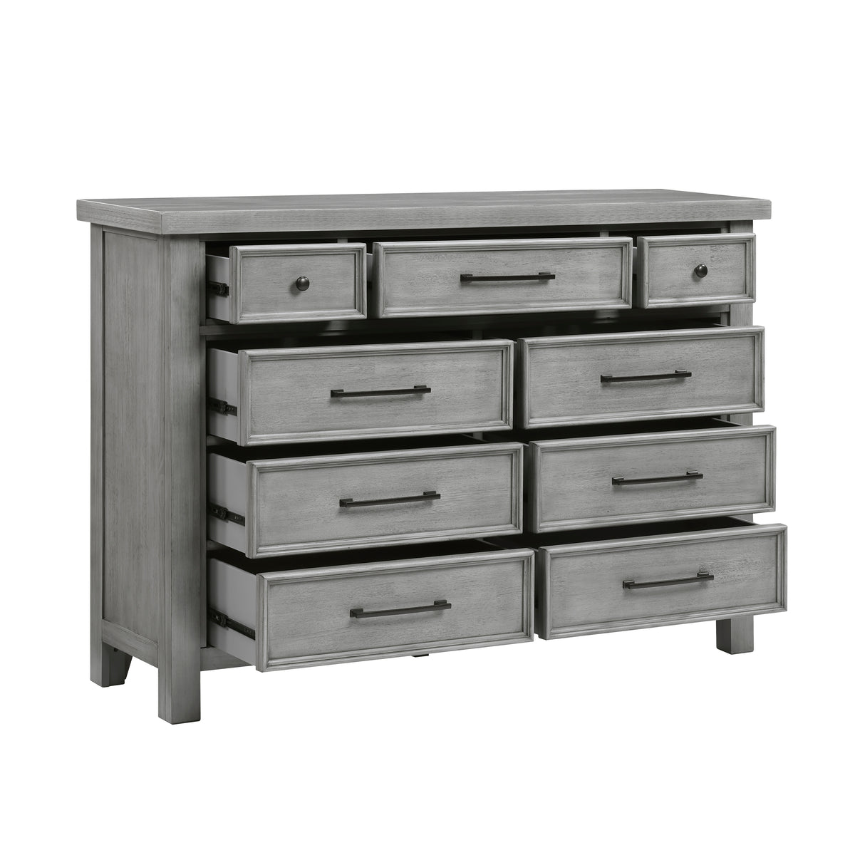 Logandale Gray 5pc Bedroom Set - Ornate Home