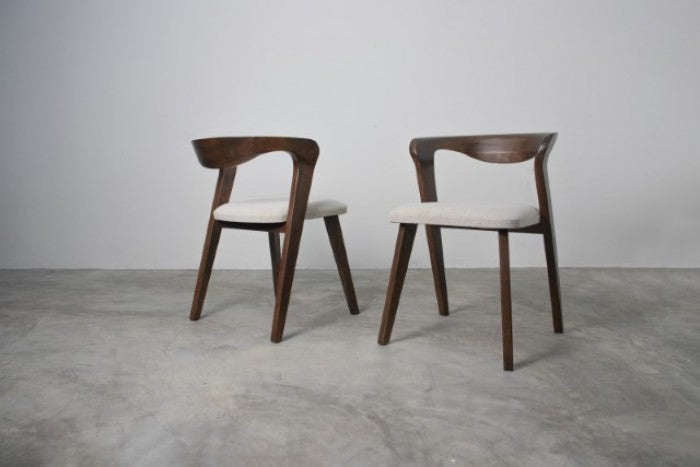 Logstor Walnut 7 Piece Dining Set - Ornate Home