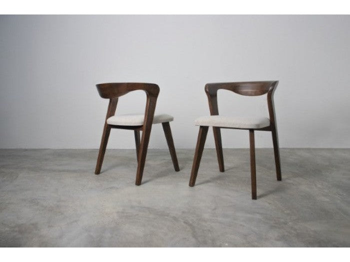 Logstor Walnut Chair (Set of 2) - Ornate Home