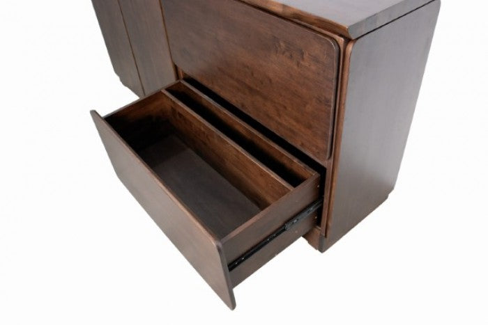 Logstor Walnut Server - Ornate Home