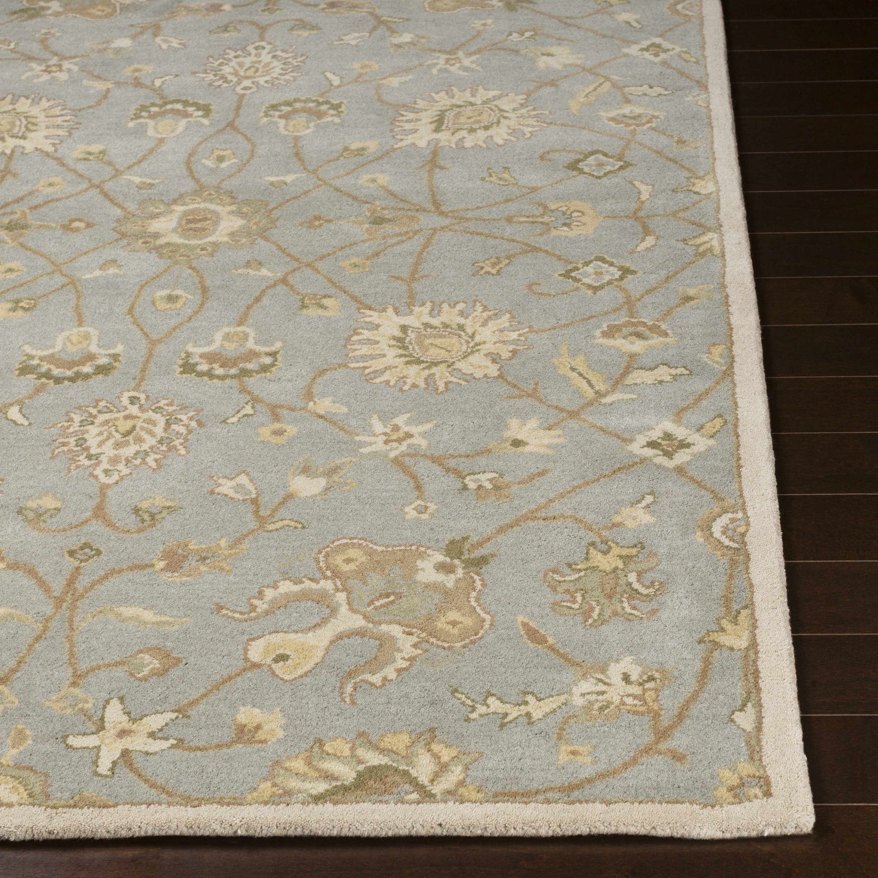 Logville Hand Tufted Light Olive 1121 Area Rug - Ornate Home