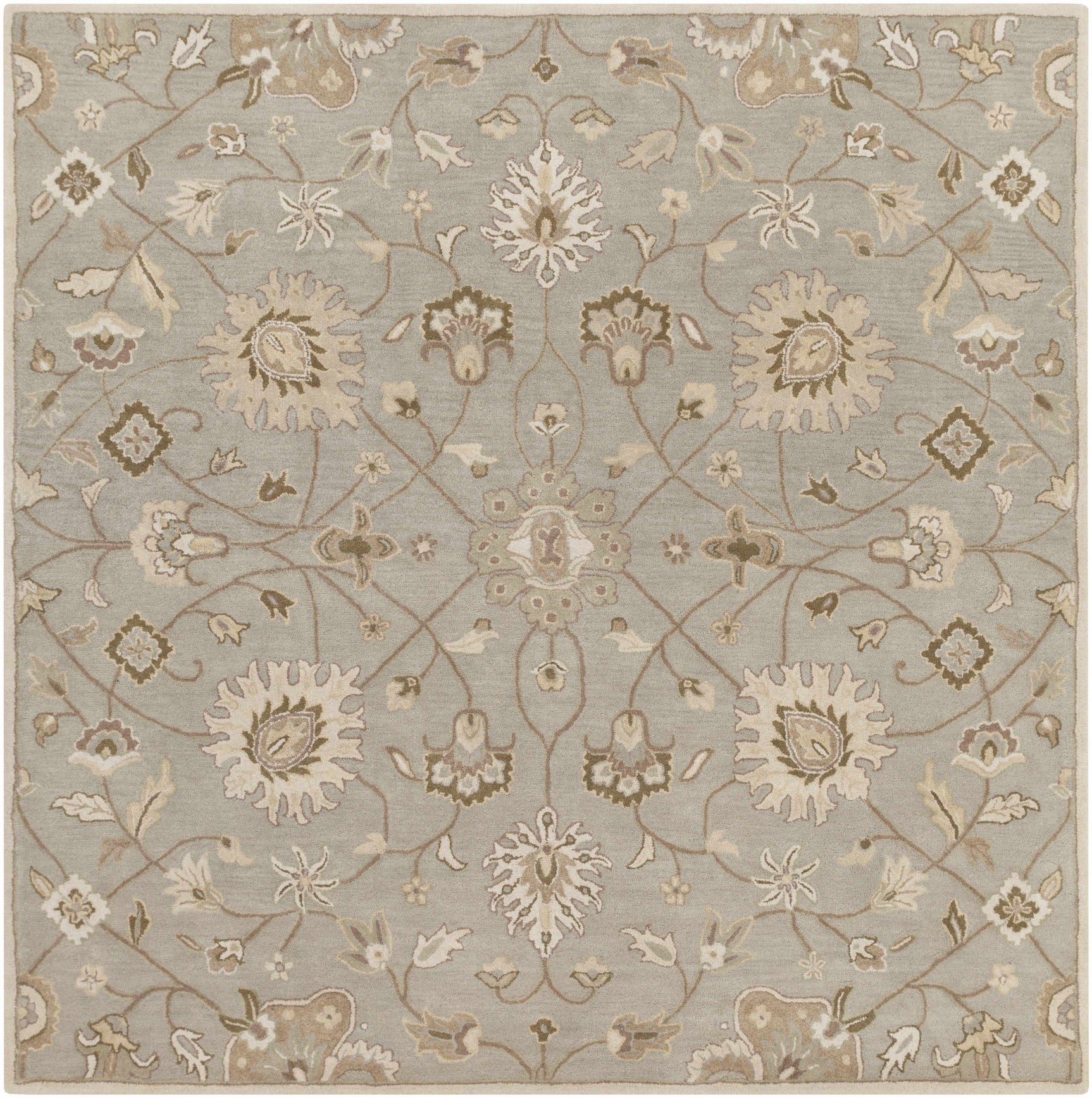 Logville Hand Tufted Light Olive 1121 Area Rug - Ornate Home