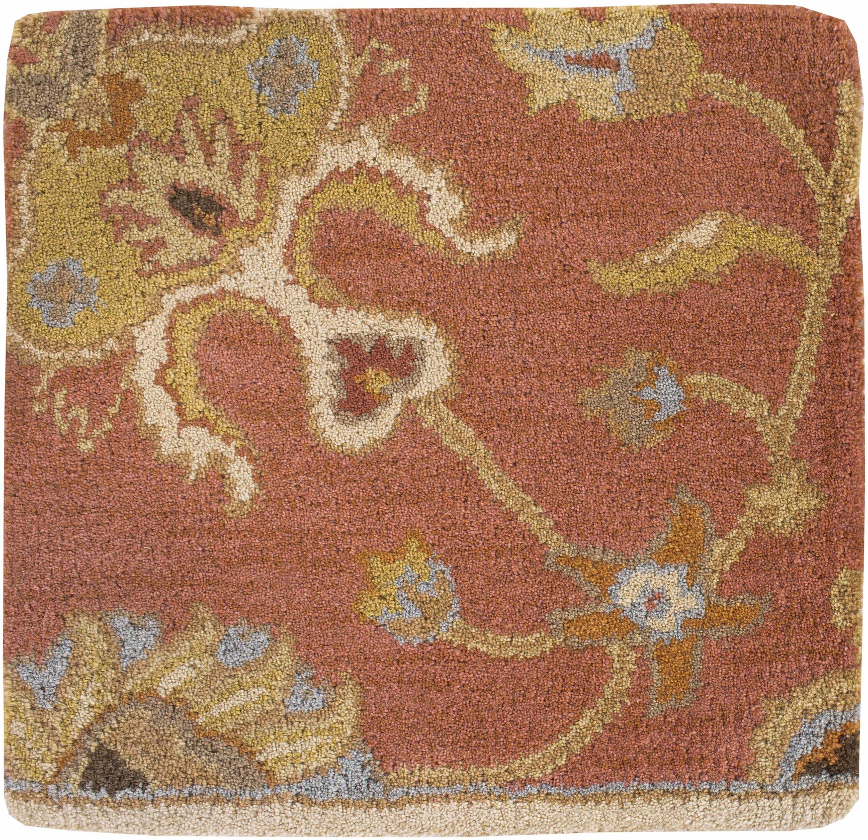 Logville Hand Tufted Rust 1119 Wool Rug - Ornate Home