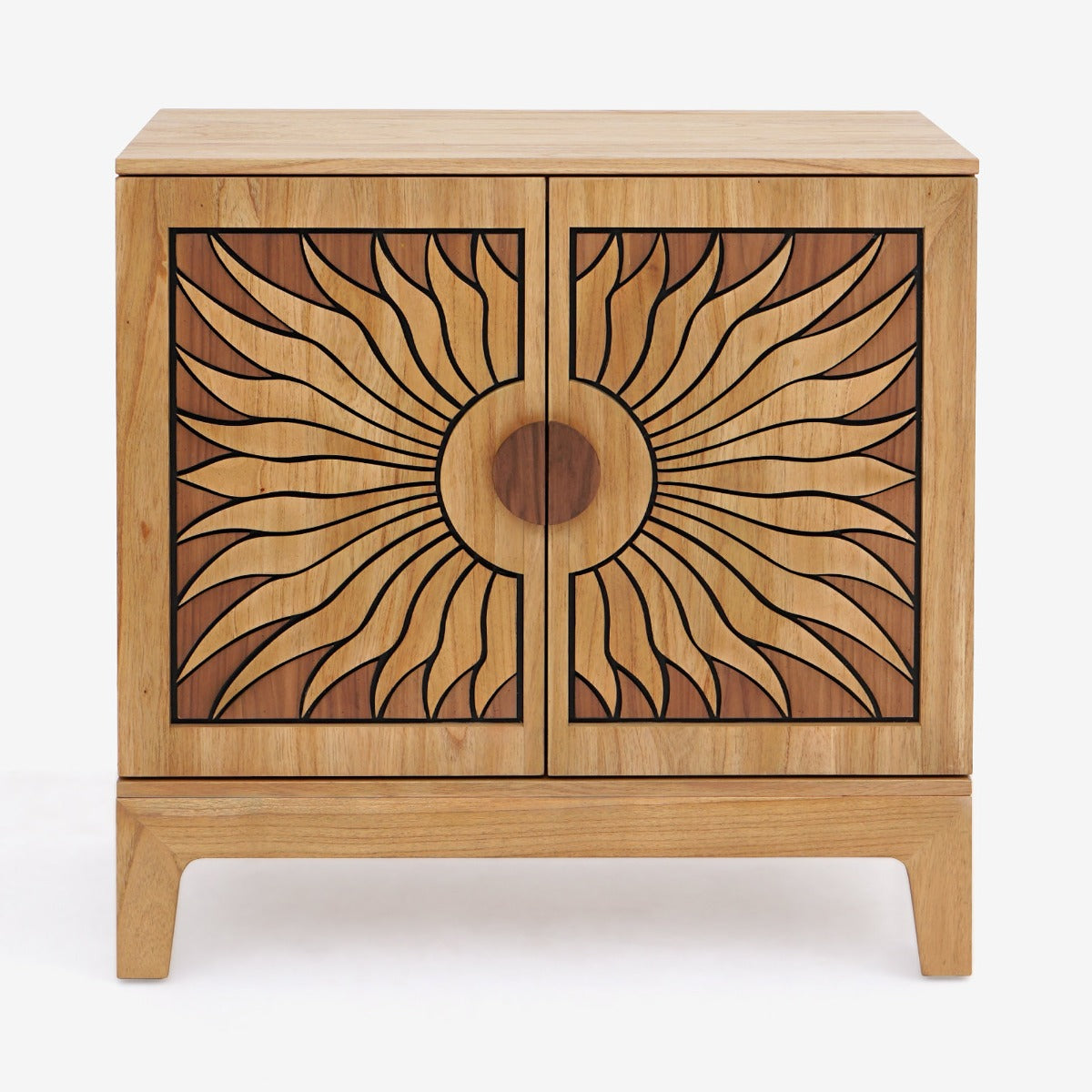 Lola Natural Oak Cabinet - Ornate Home