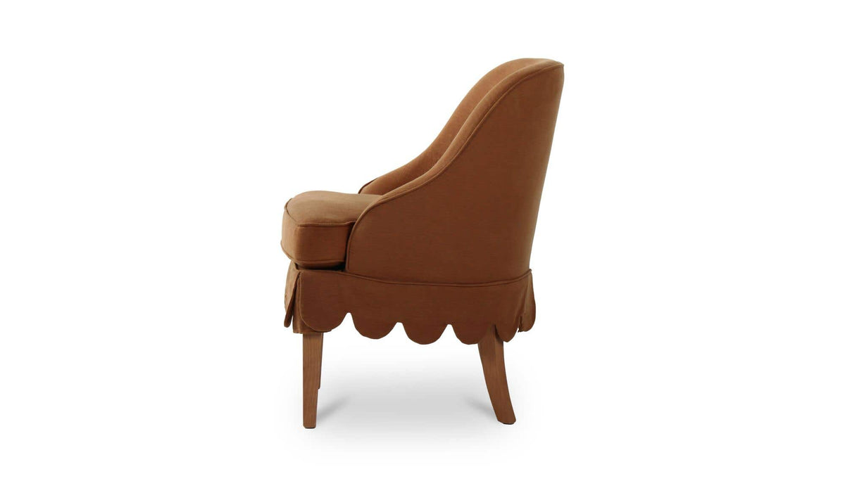 Lola Washed Pink Slipcover Dining Chair - Ornate Home