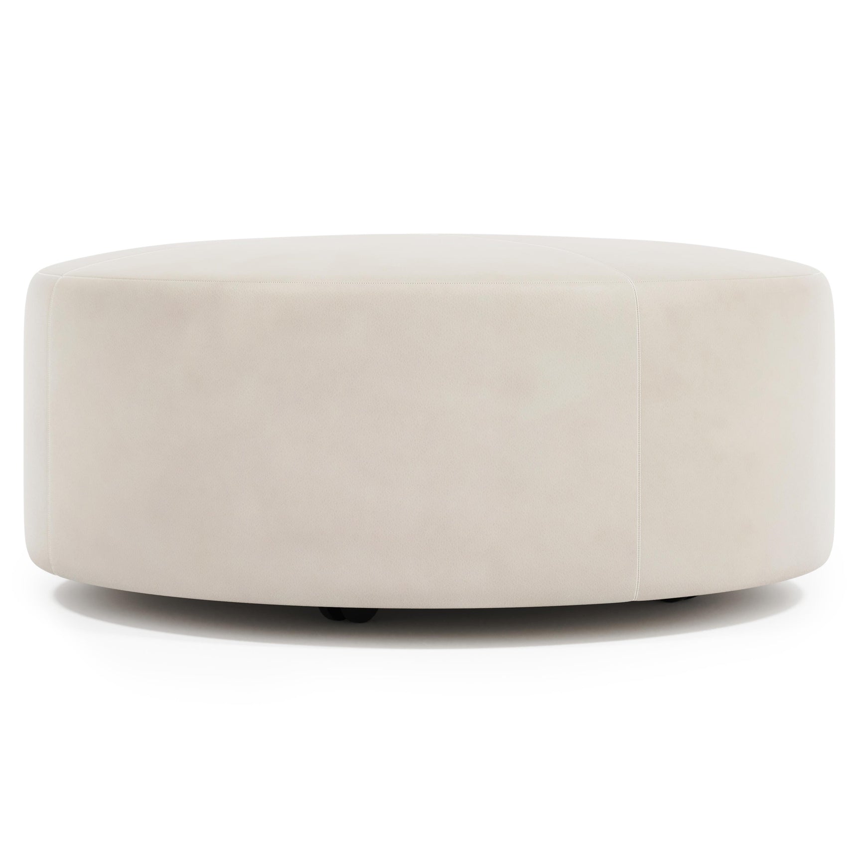 Lolo Ivory Ottoman Without Nails - Ornate Home