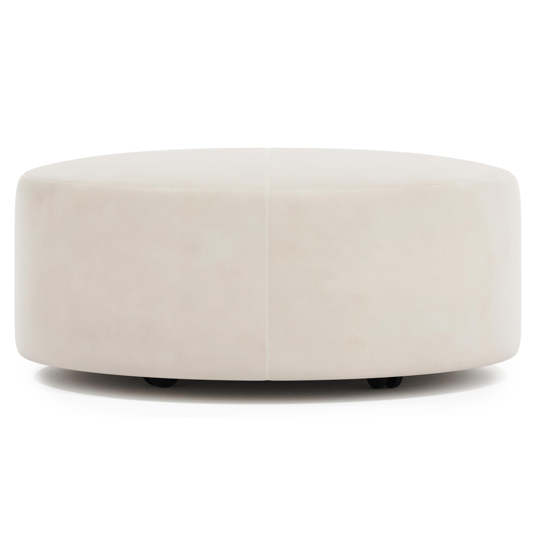 Lolo Ivory Ottoman Without Nails - Ornate Home