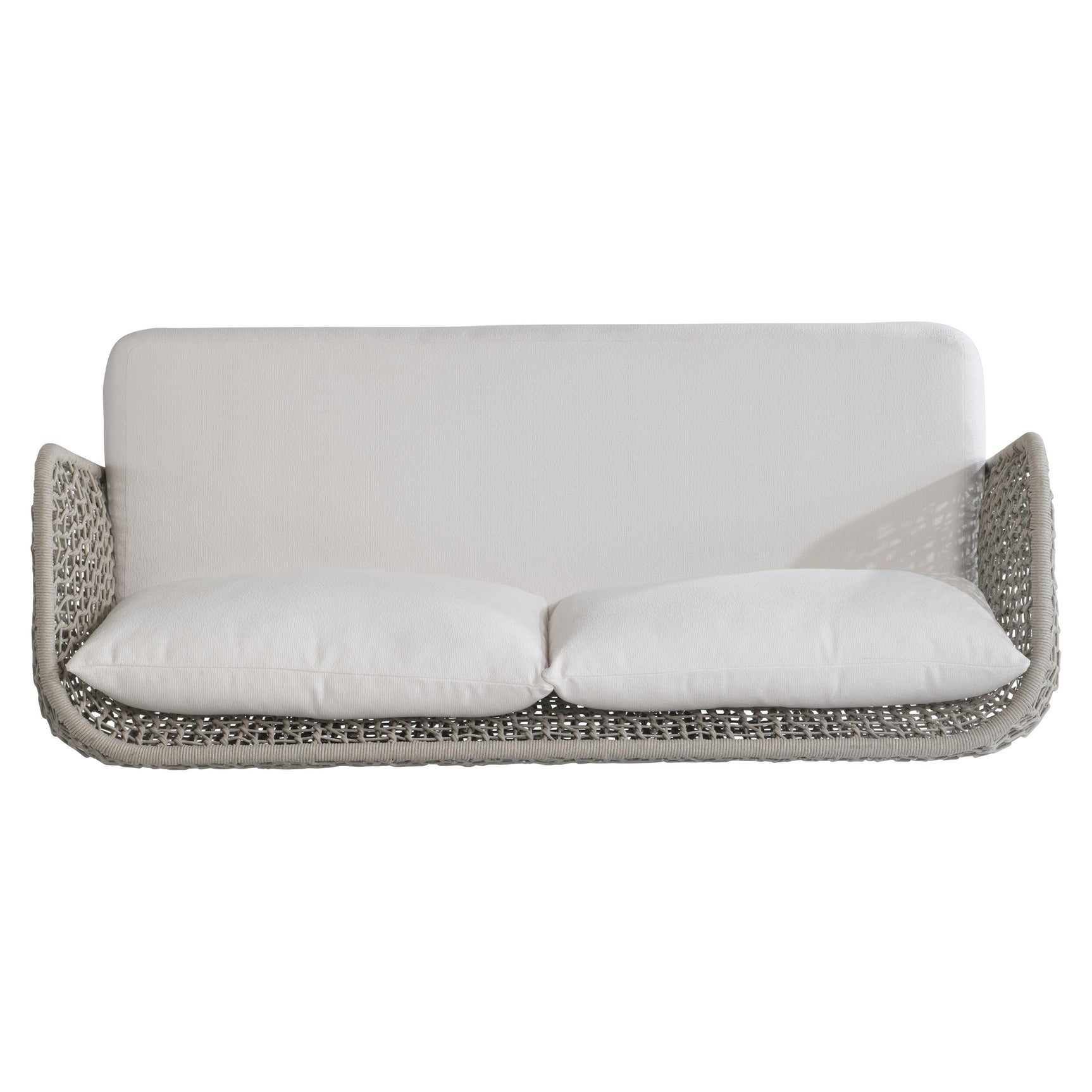 Lomani Driftwood/White/Cream Outdoor Sofa - Ornate Home