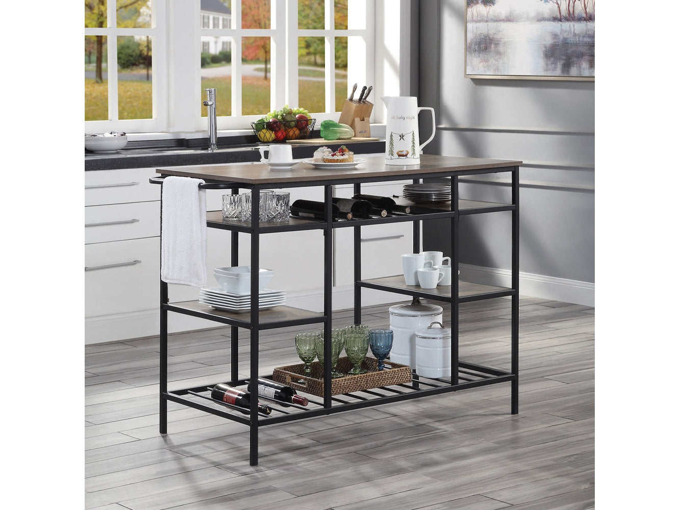 Lona Kitchen Island - Ornate Home