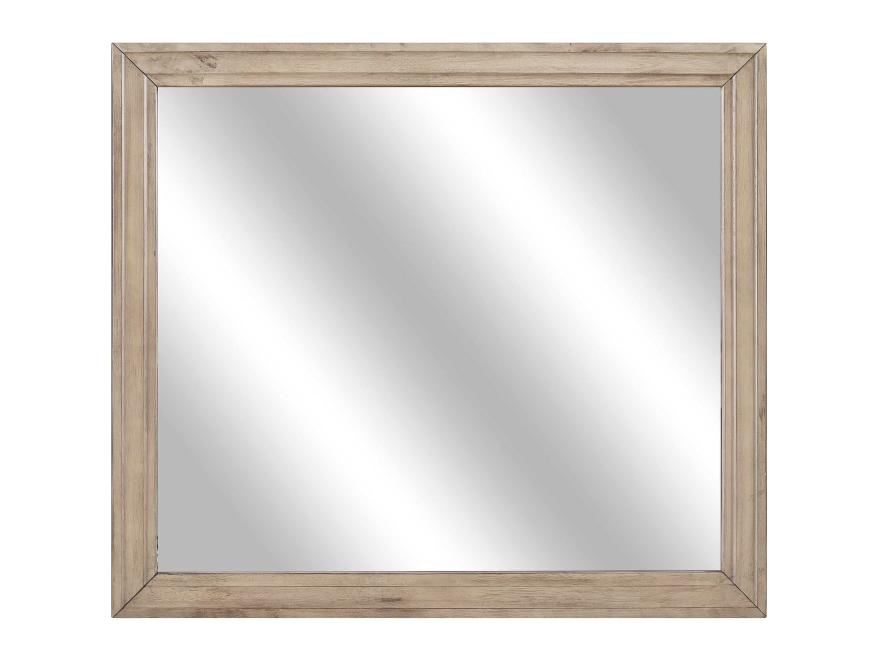 Lonan Natural Finish Bedroom Mirror - Ornate Home