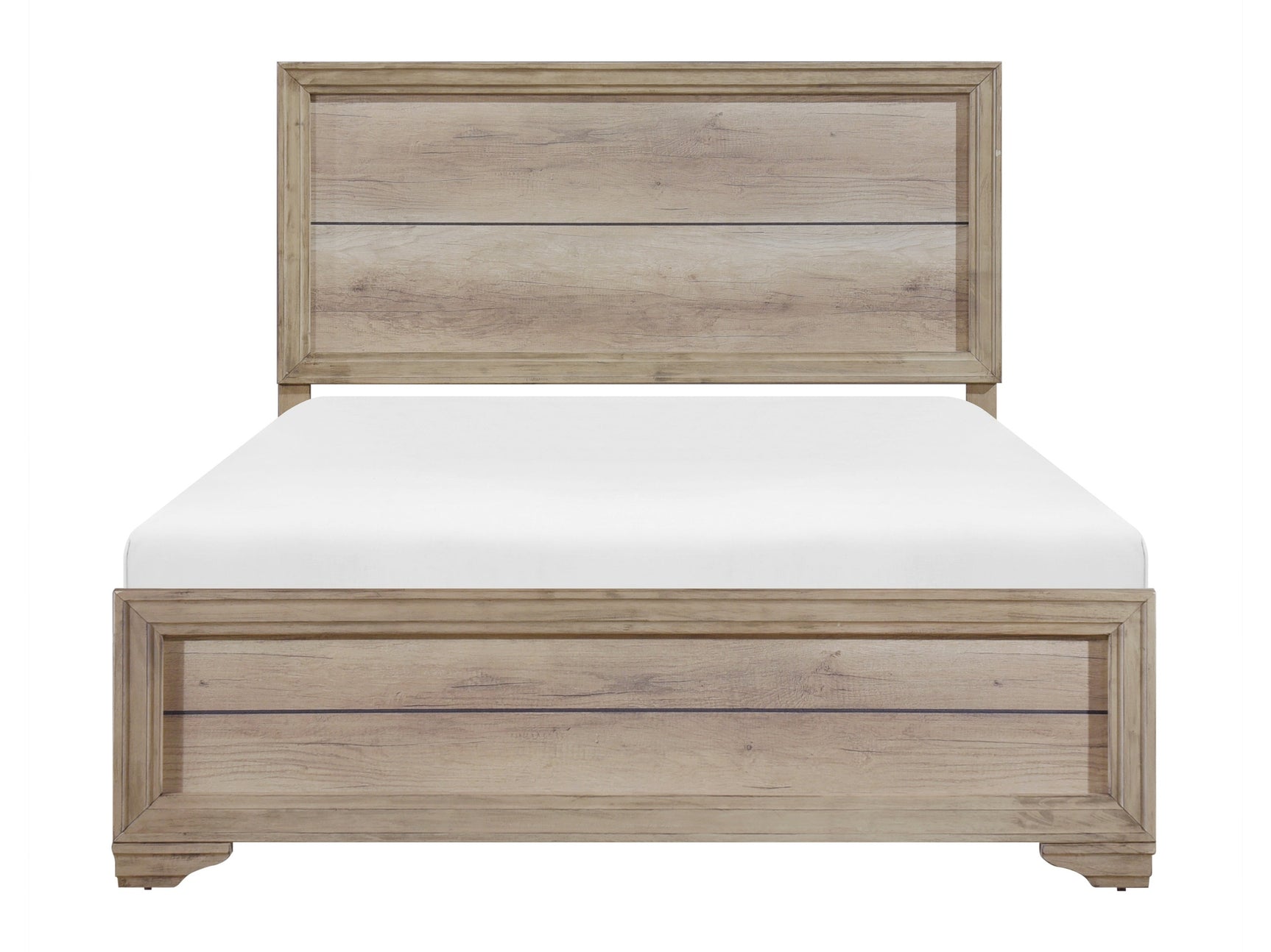 Lonan Natural Queen Bed - Ornate Home