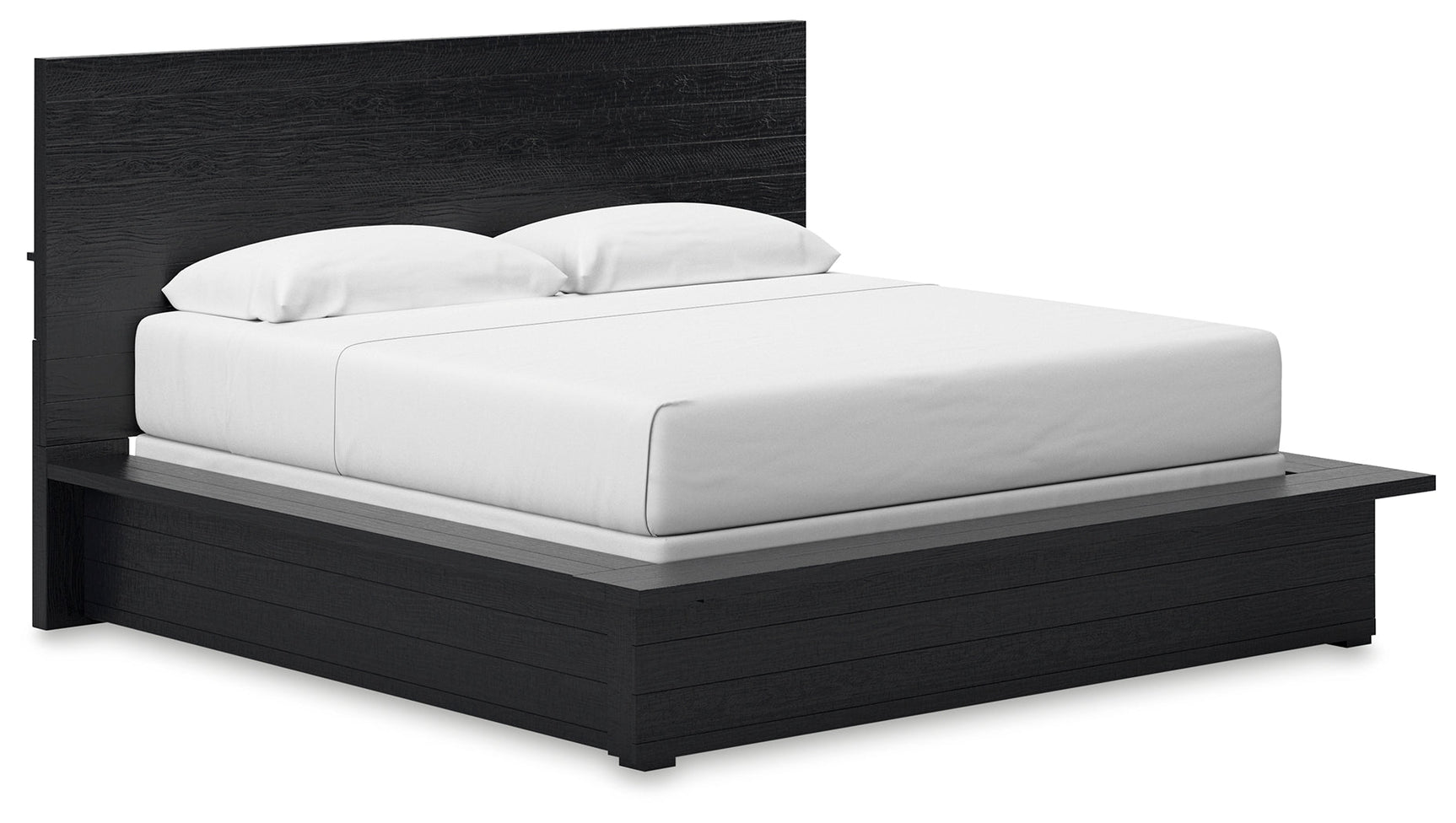 Londer Black King Panel Bed (Online Special Price) - Ornate Home