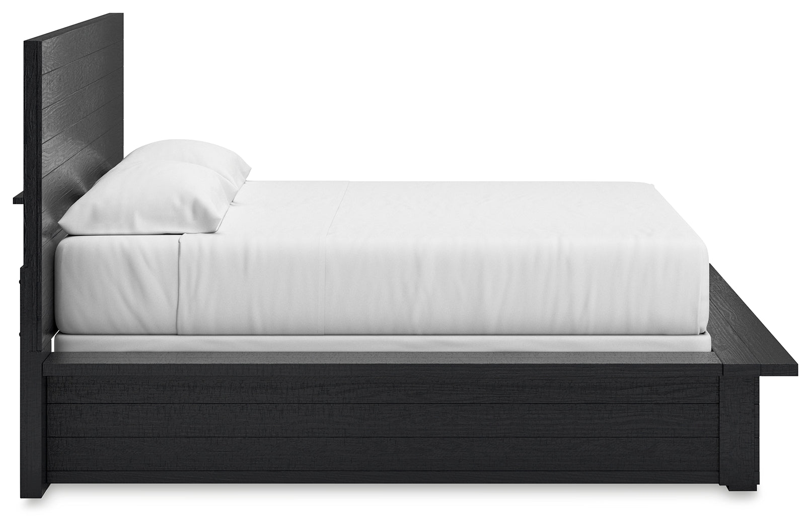 Londer Black King Panel Bed (Online Special Price) - Ornate Home
