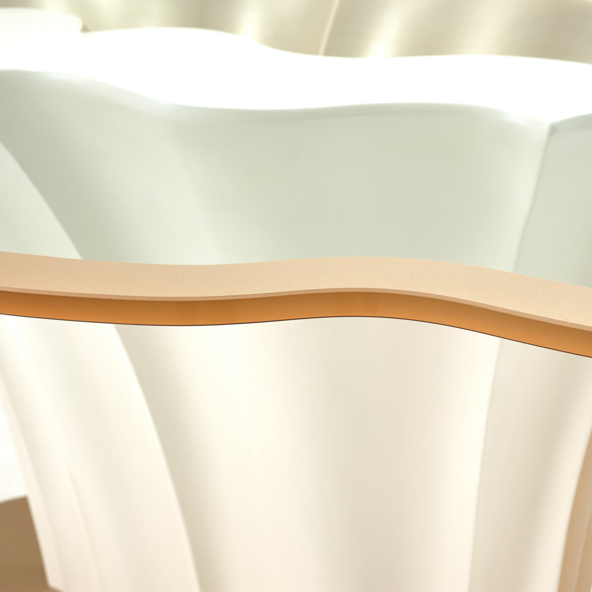 London Place Creamy Pearl Entry Table