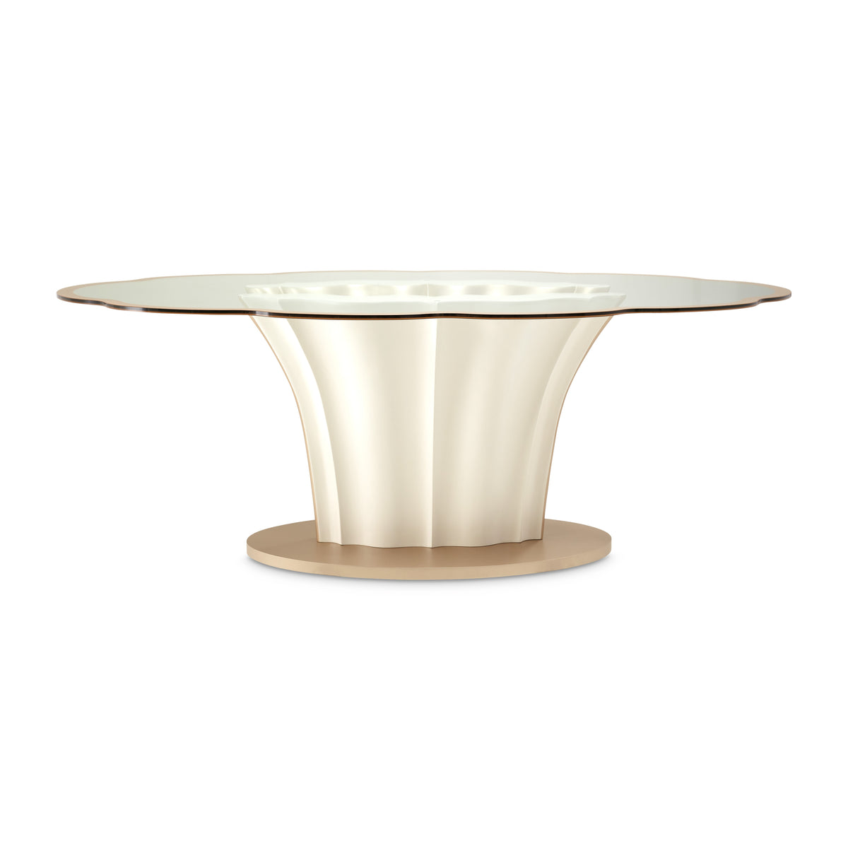 London Place Creamy Pearl Entry Table