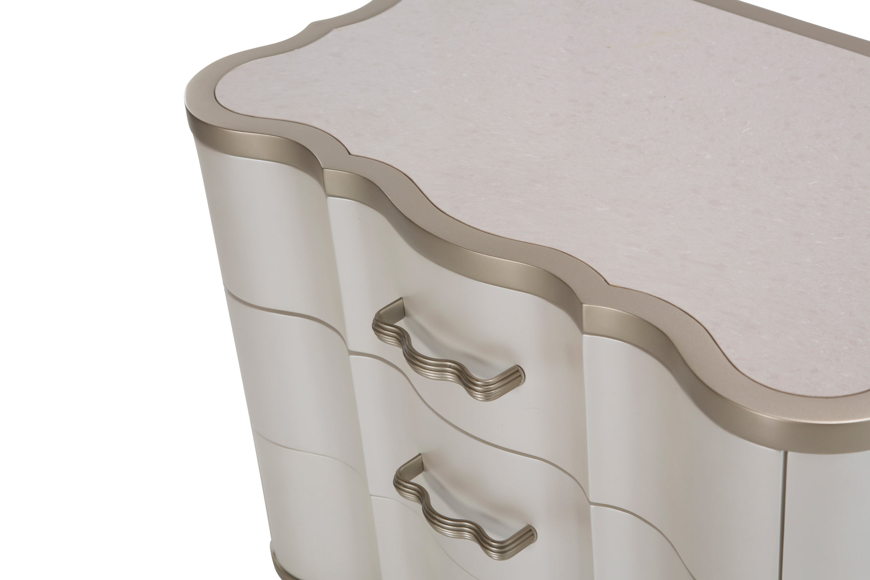London Place Creamy Pearl Nightstand - Ornate Home