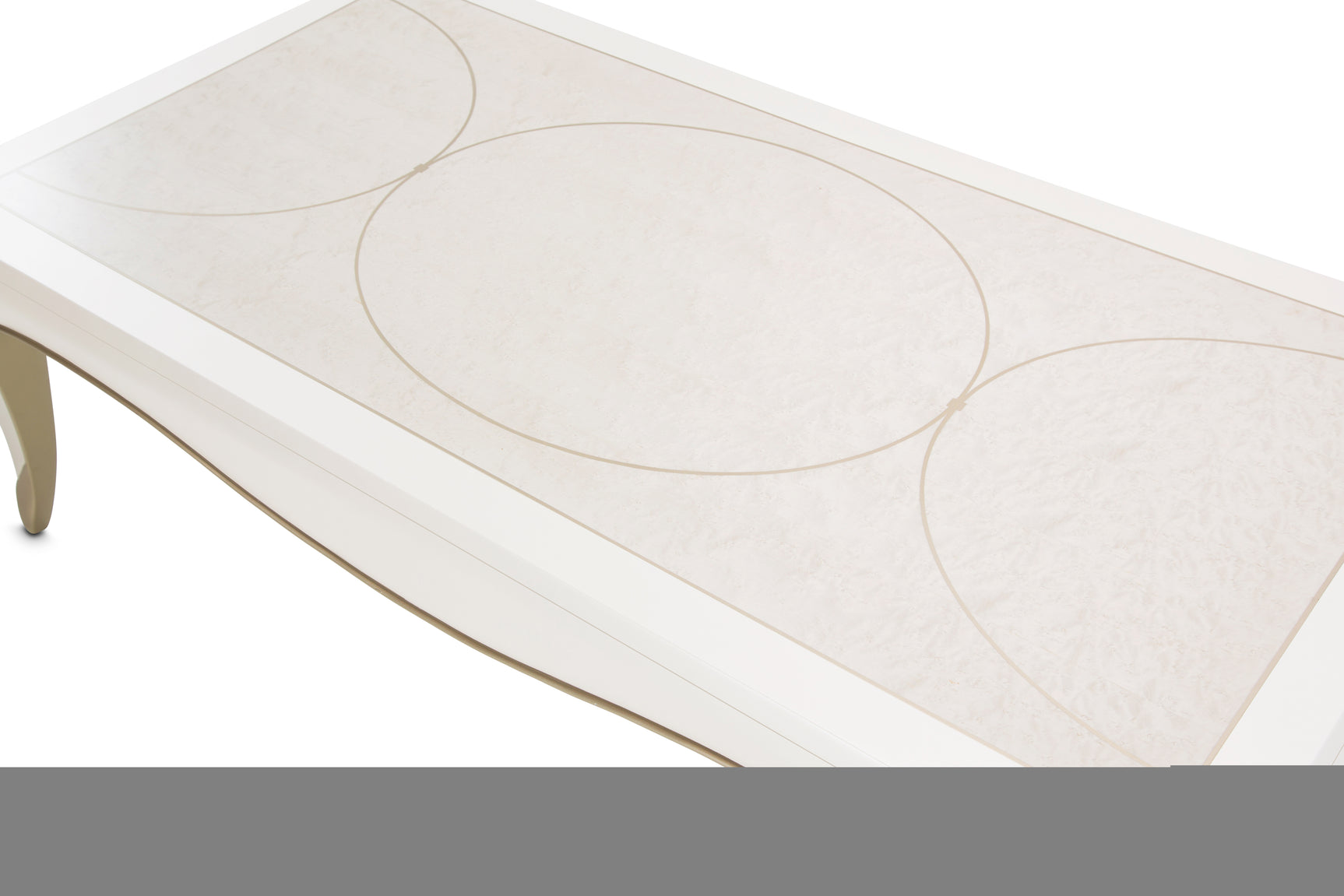 London Place Creamy Pearl Rectangular Cocktail Table - Ornate Home