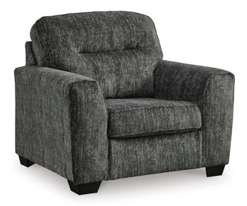 Lonoke Gunmetal Oversized Chair (Online Special Price) - Ornate Home
