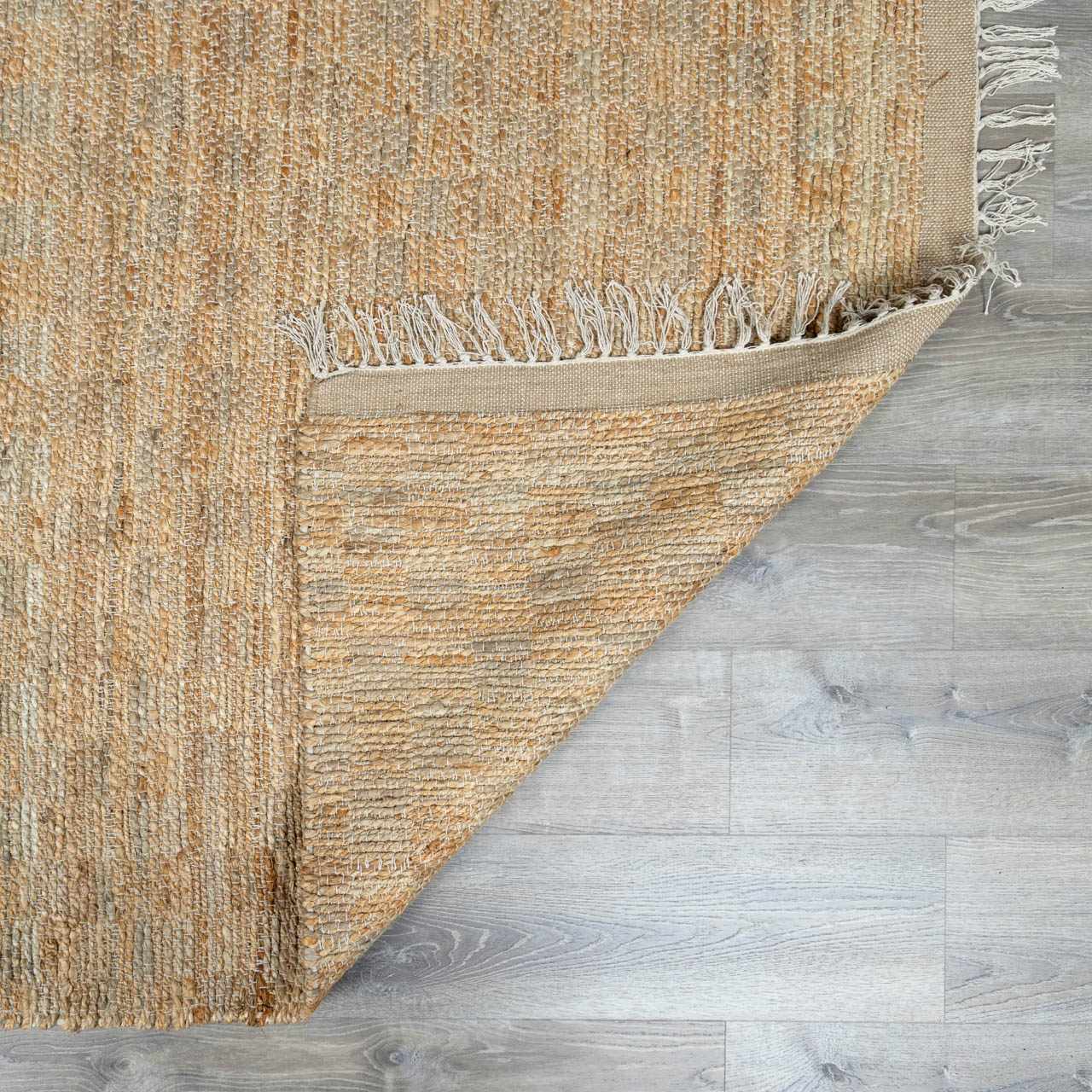 Lonut Checkered Jute Area Rug - Clearance - Ornate Home