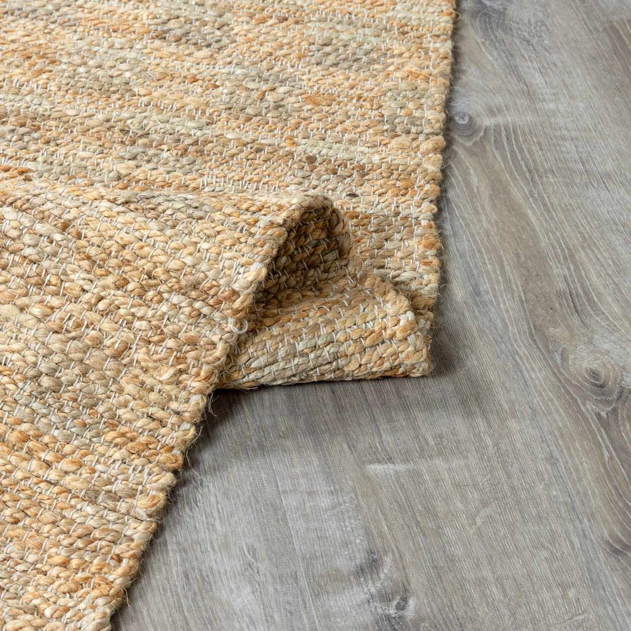 Lonut Checkered Jute Area Rug - Clearance - Ornate Home