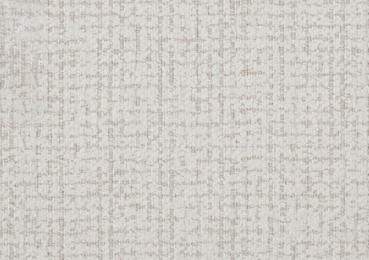 Loom White Loveseat - Ornate Home