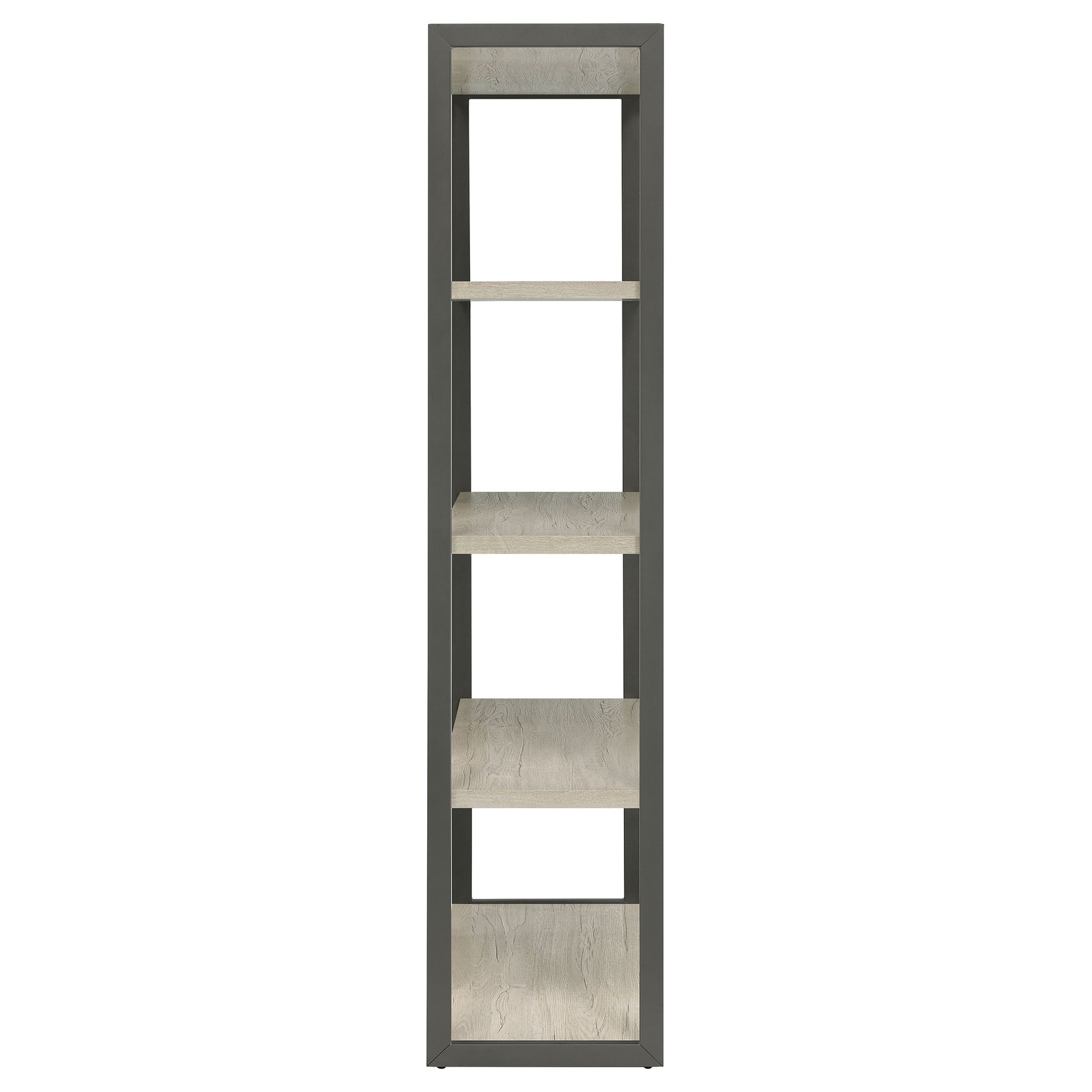 Loomis Whitewashed Grey Bookshelf - Ornate Home