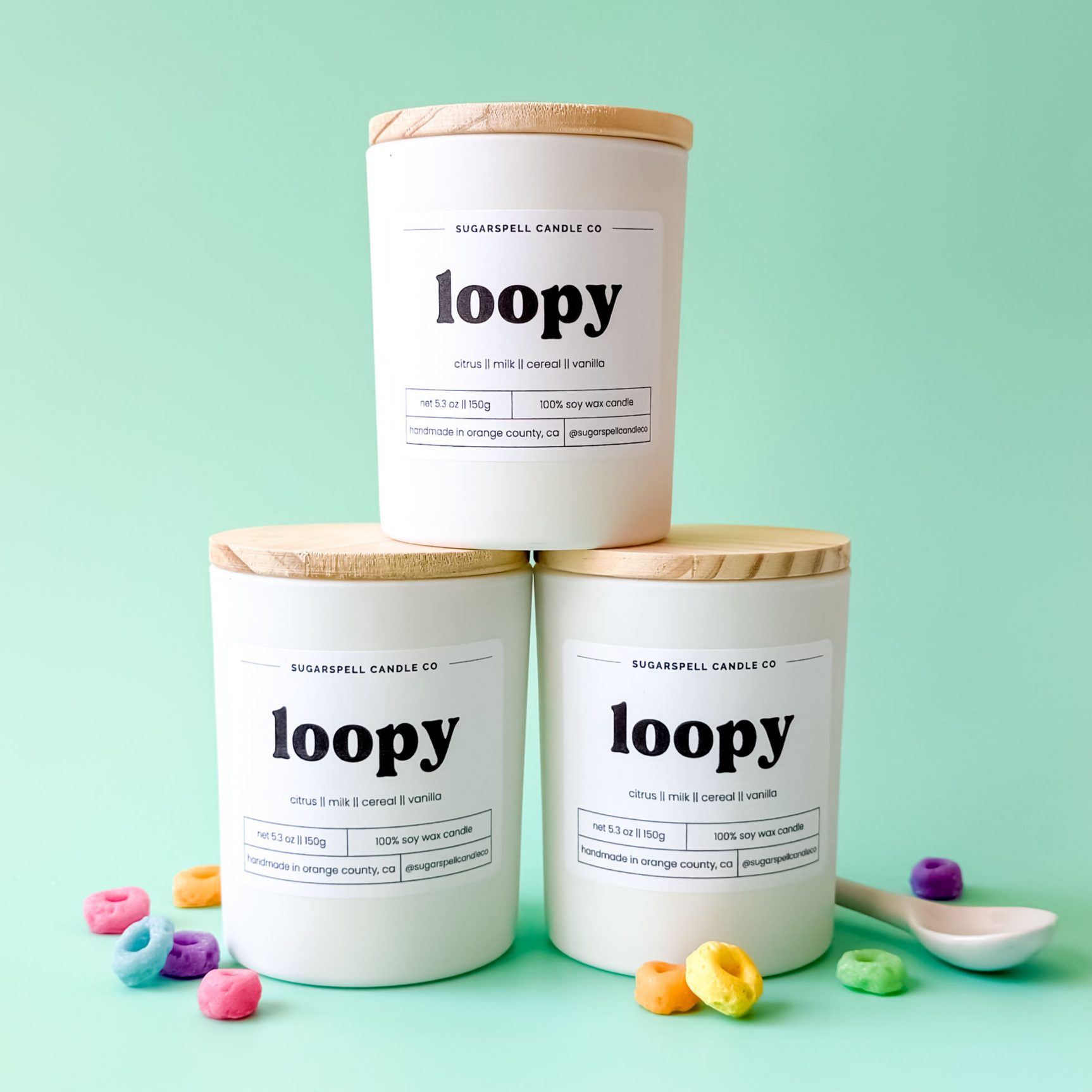Loopy 5.3oz Soy Candle - Ornate Home
