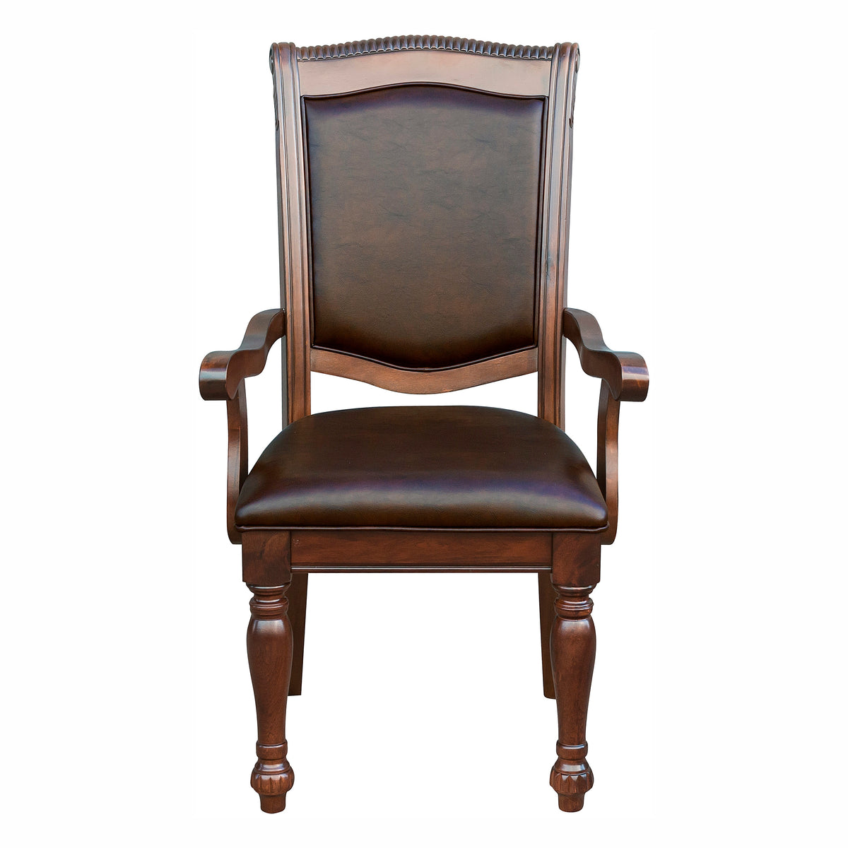 Lordsburg Brown Cherry 7pc Dining Set - Ornate Home