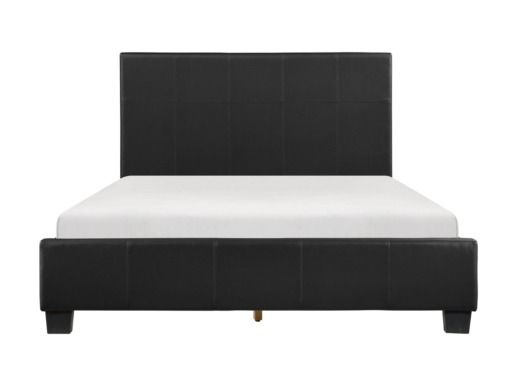Lorenzi Black Full Platform Bed - Ornate Home