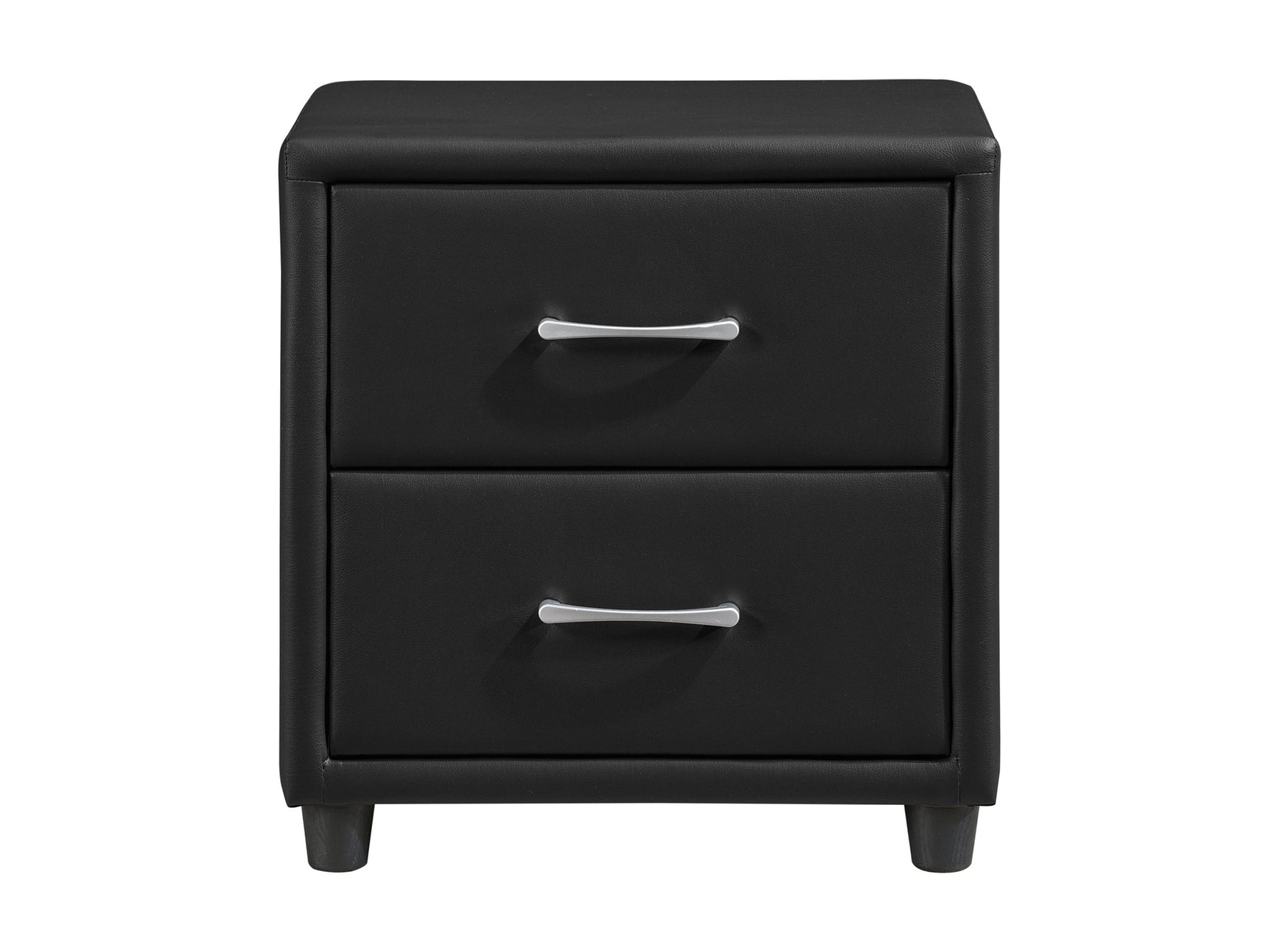 Lorenzi Black Nightstand - Ornate Home