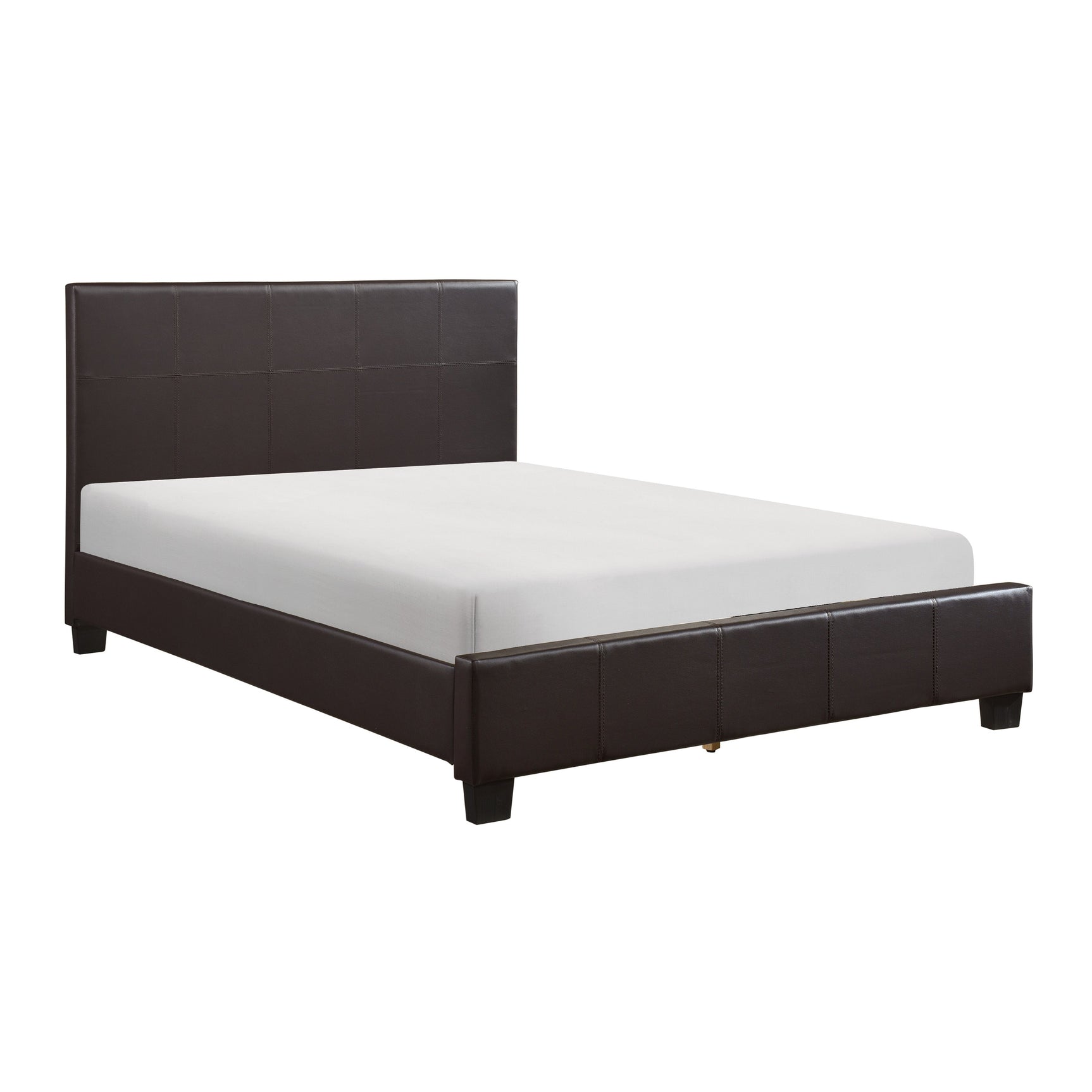 Lorenzi Brown Eastern King Platform Bed - Ornate Home