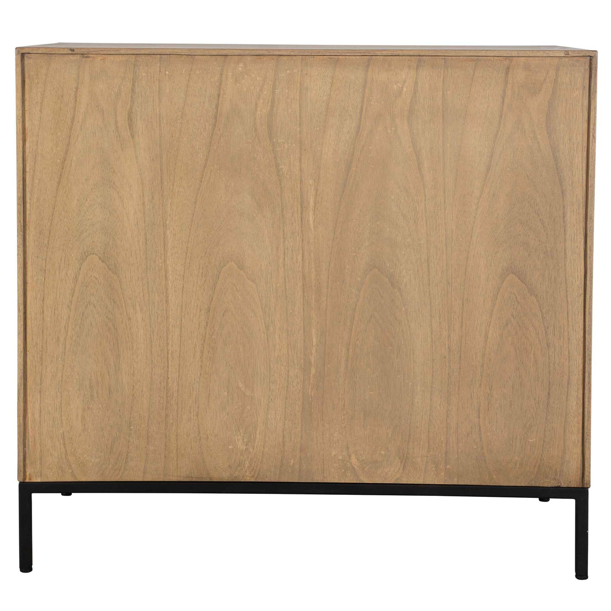 Lorenzo Natural Geometric 2 Door Cabinet - Ornate Home