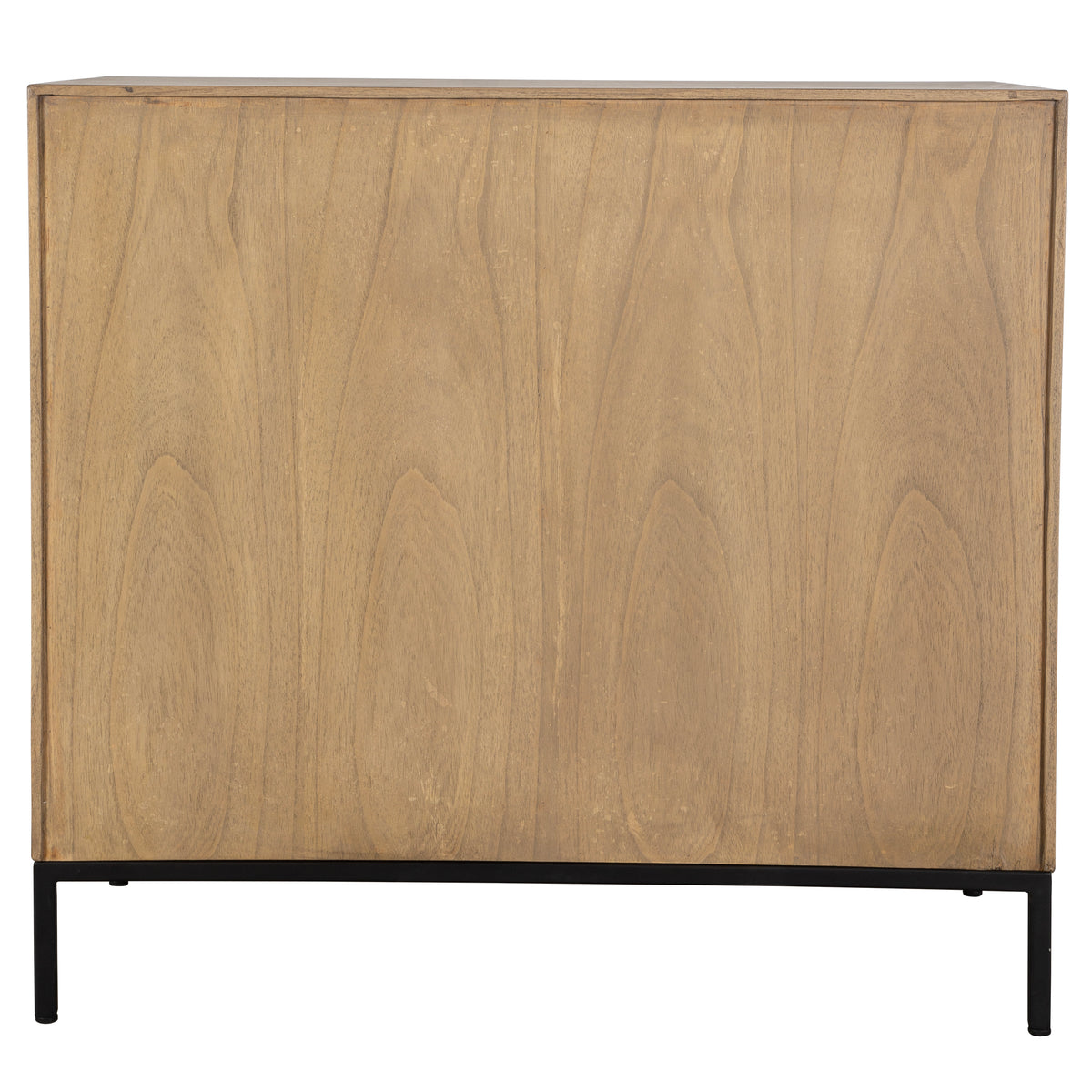 Lorenzo Natural Geometric 2 Door Cabinet - Ornate Home