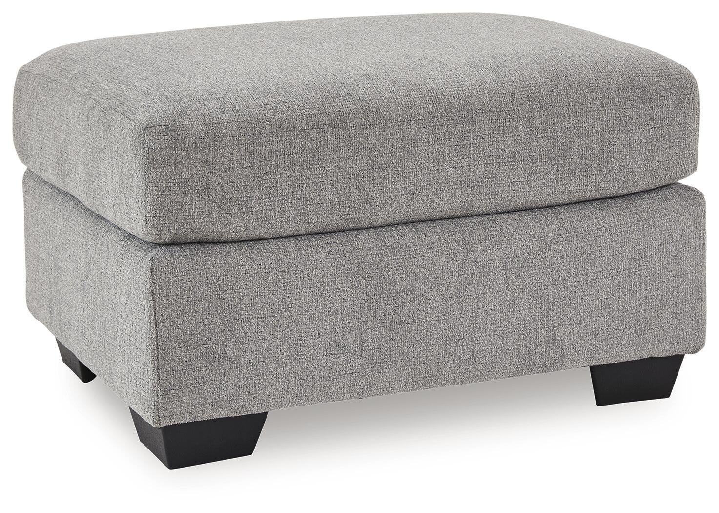 Loreo Flint Ottoman - Ornate Home