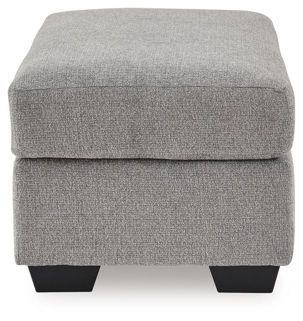 Loreo Flint Ottoman - Ornate Home