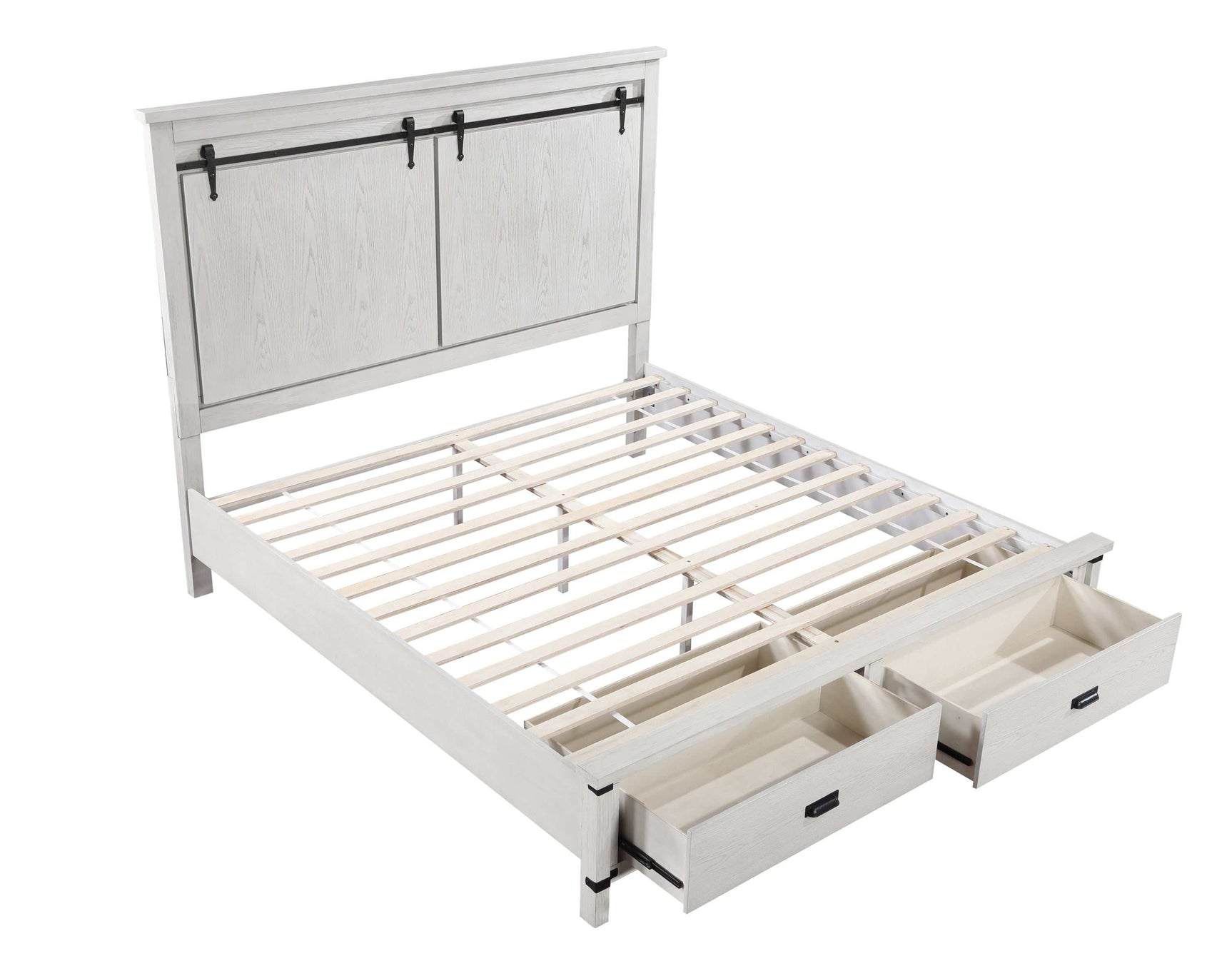 Loretta Antique White Queen Bed - Ornate Home