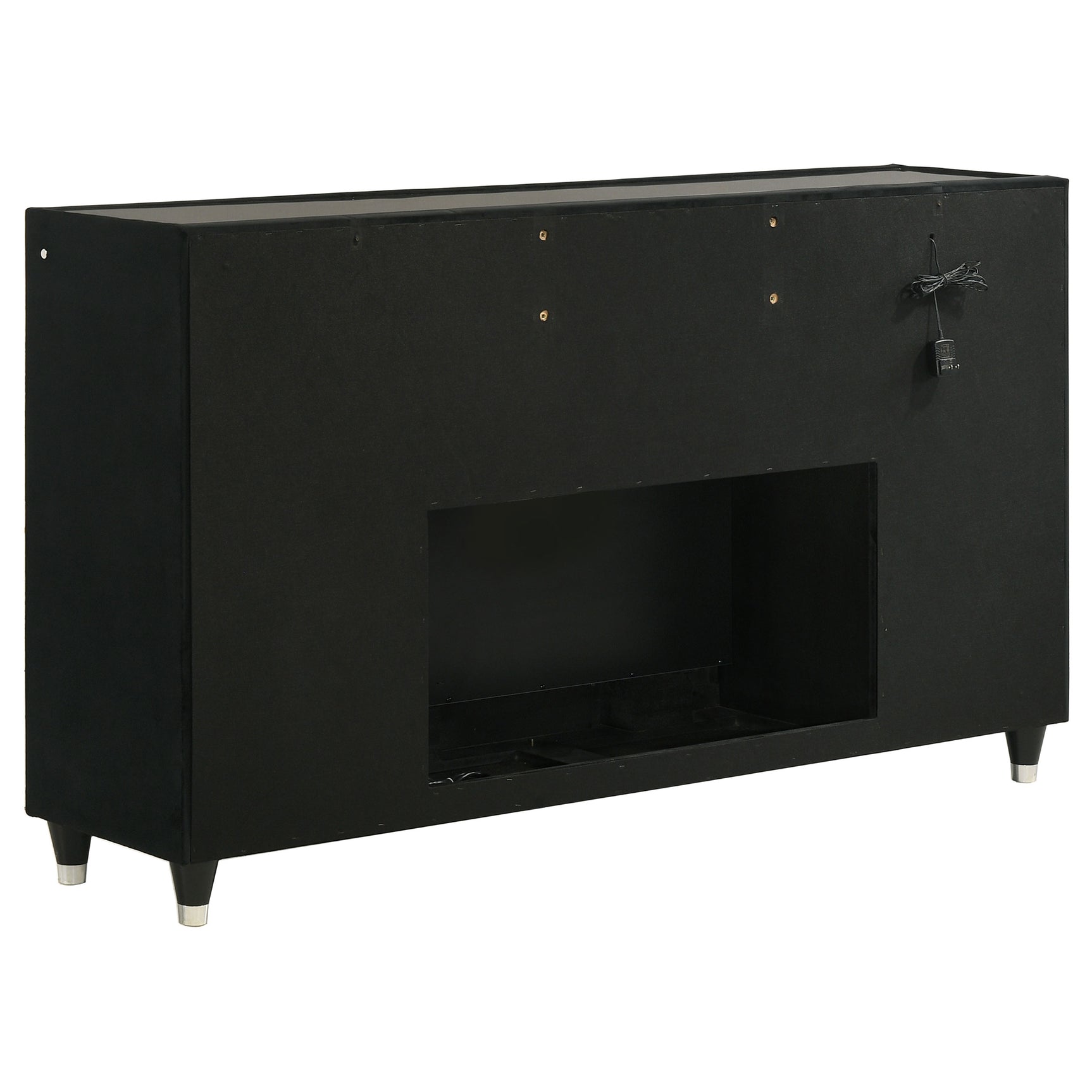 Lorient Black 4-piece Queen Bedroom Set - Ornate Home
