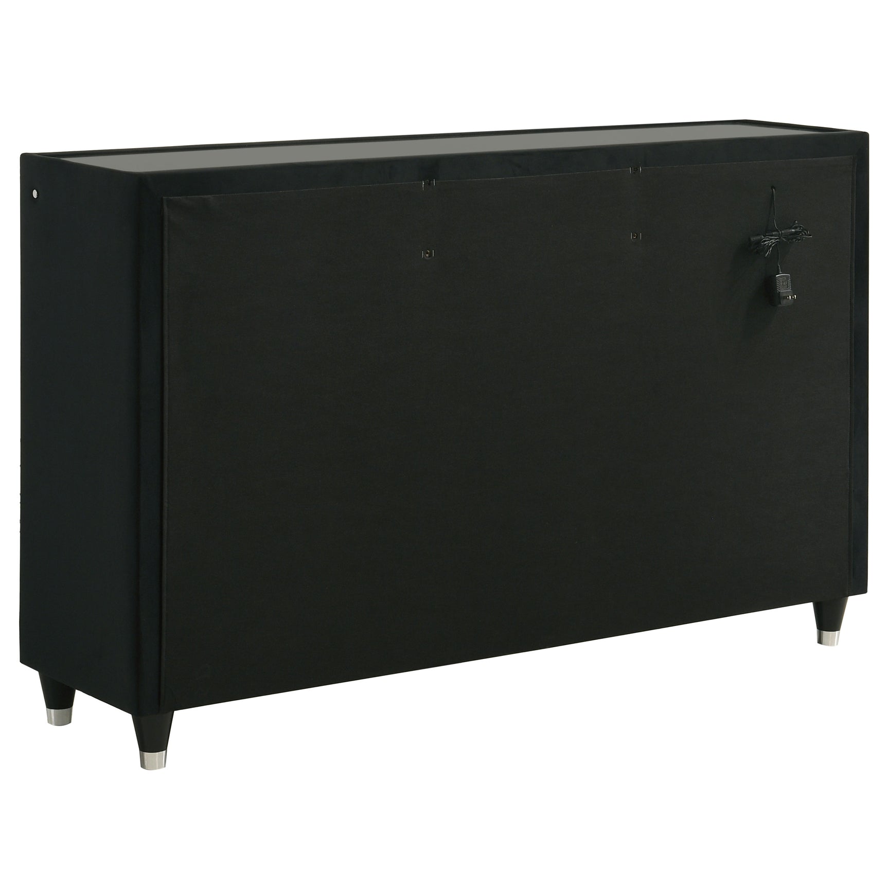 Lorient Black 5-piece Eastern King Bedroom Set - Ornate Home