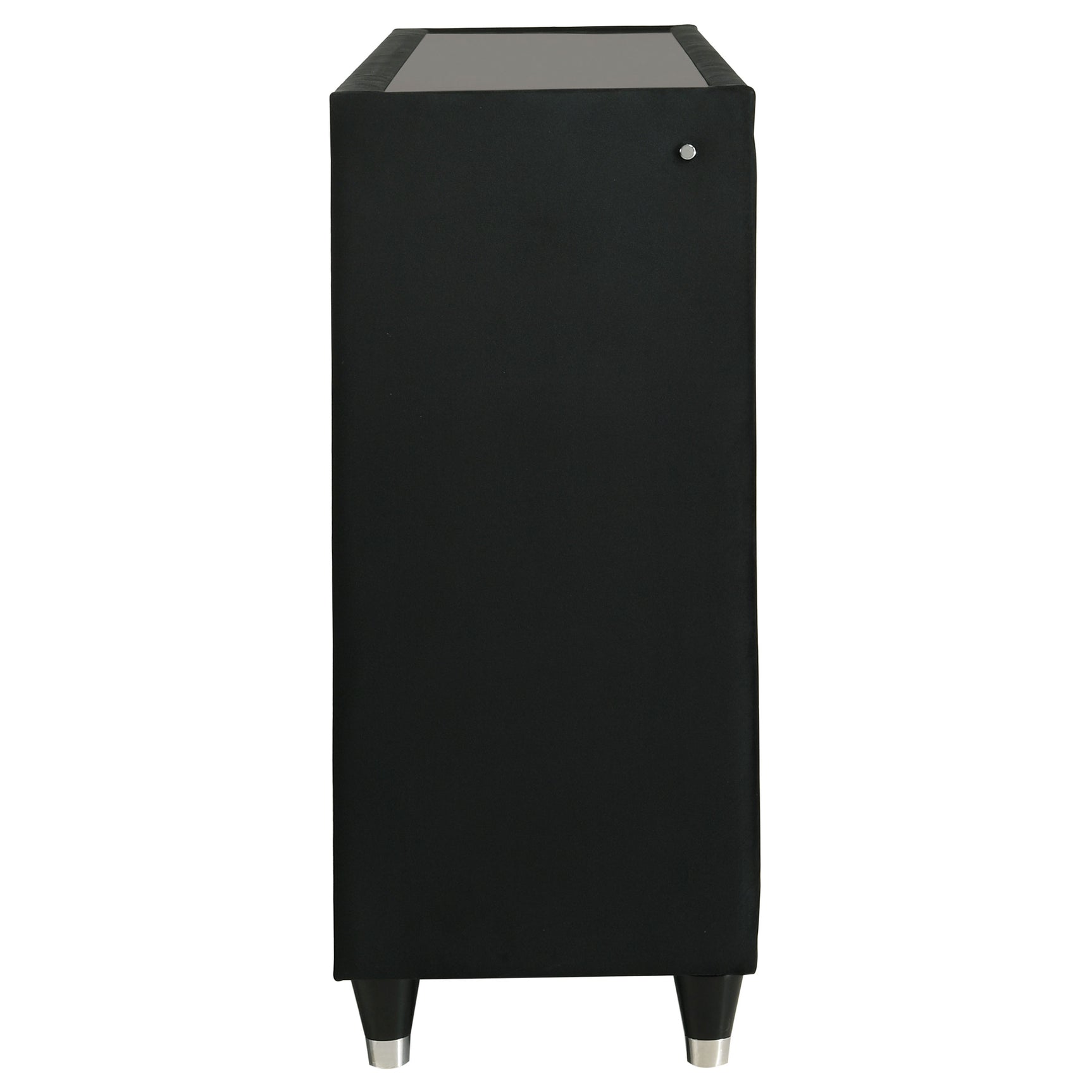 Lorient Black 8-drawer LED Bedroom Dresser Cabinet - Ornate Home