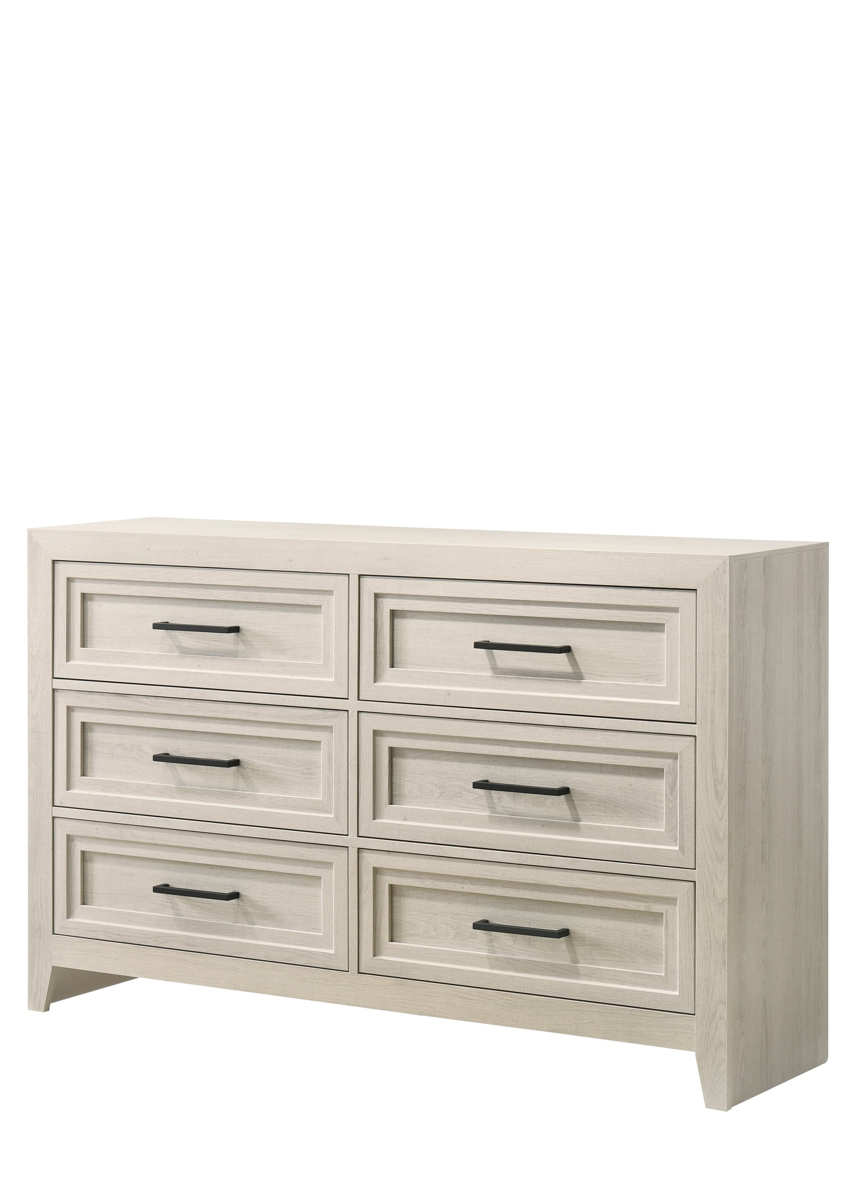 Lorraine Antique White Panel Bedroom Set - Ornate Home