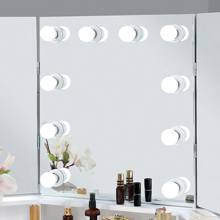 Lorybelle White Vanity Set - Ornate Home