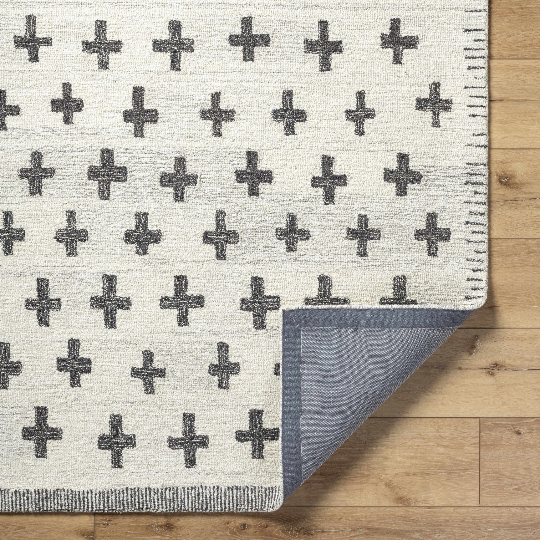 Lotta Light Silver Modern Wool Area Rug - Ornate Home