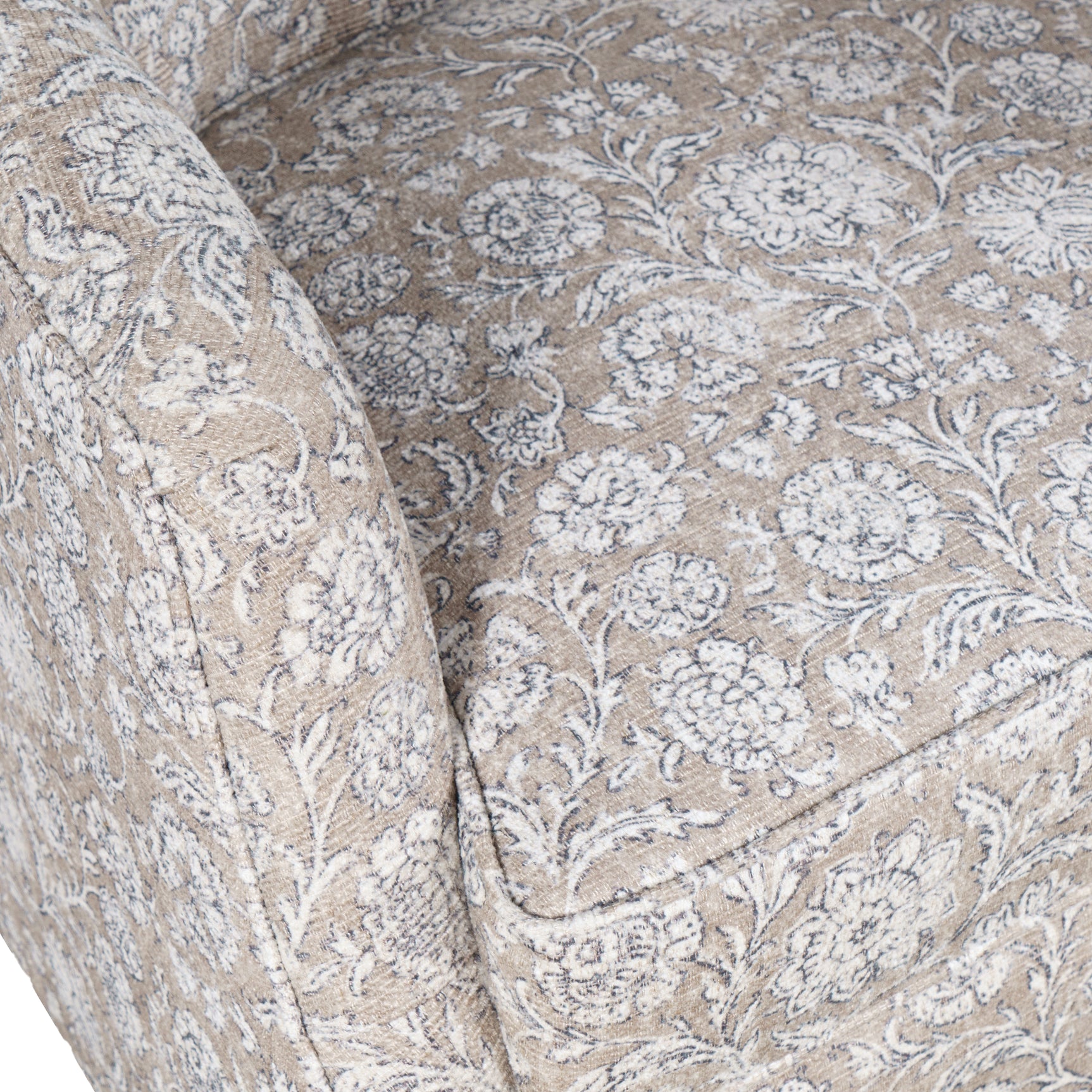 Lottie Sand Swivel Accent Chair - Ornate Home