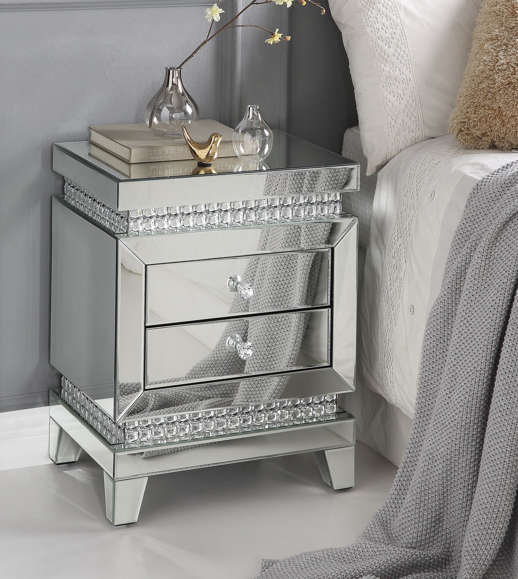 Lotus Accent Table - Ornate Home