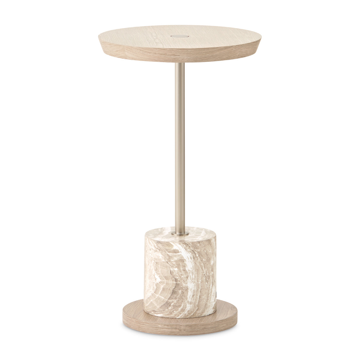 Lotus Bay Sand Chairside Table - Ornate Home