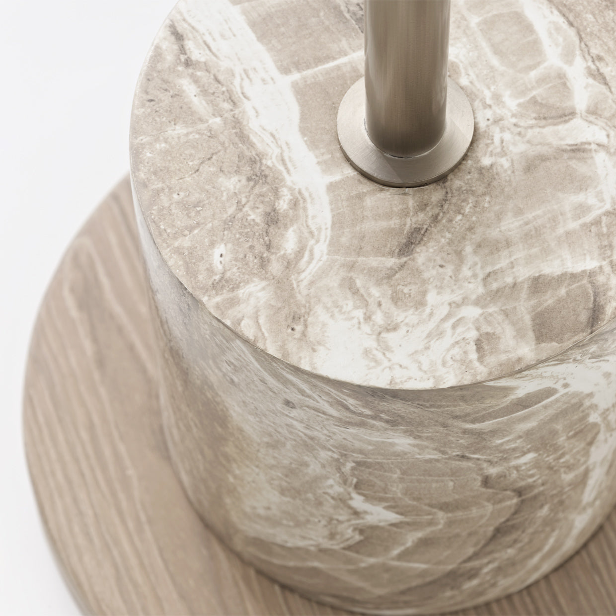 Lotus Bay Sand Chairside Table - Ornate Home