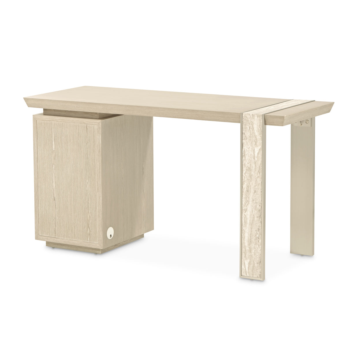 Lotus Bay Sand Vanity Desk - Ornate Home