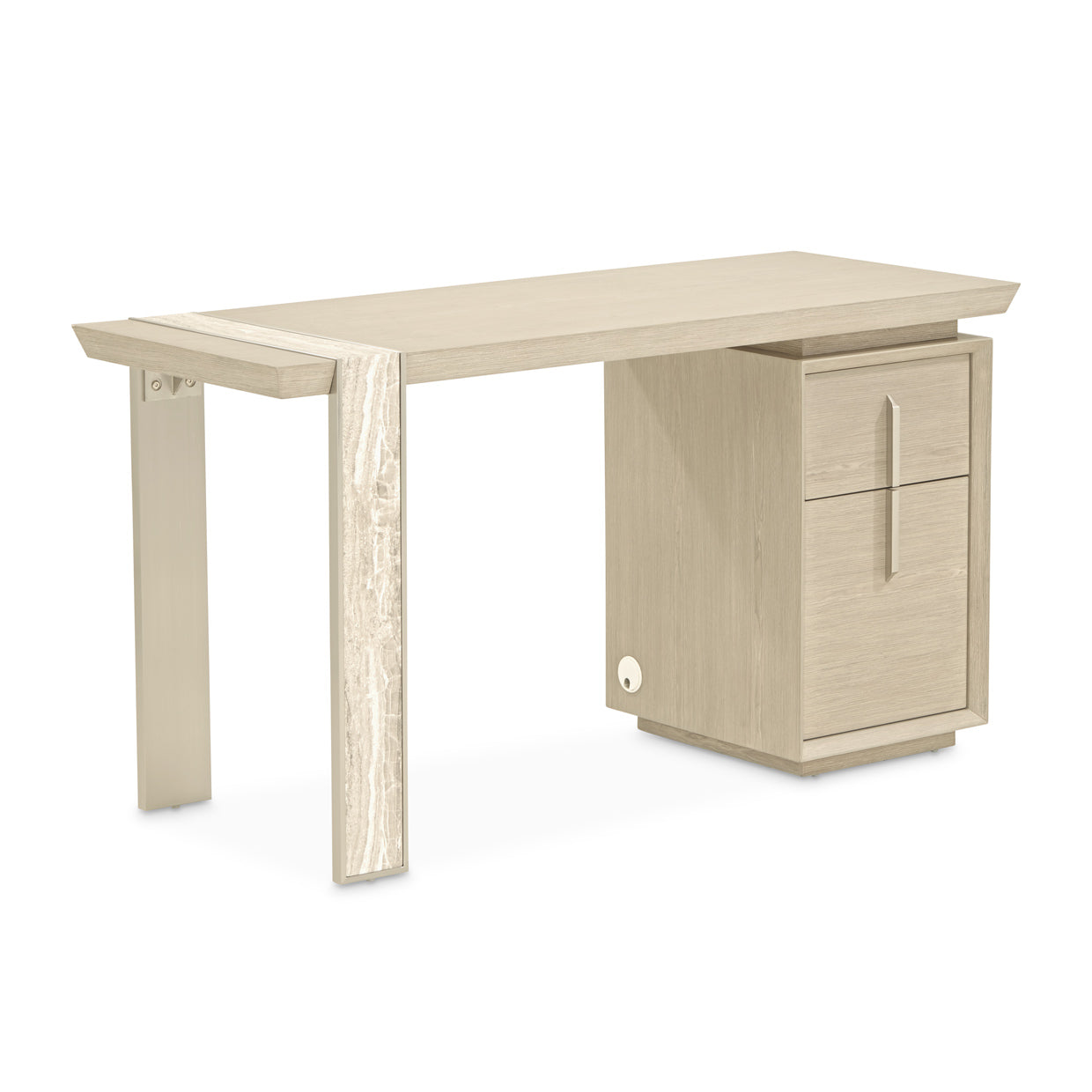 Lotus Bay Sand Vanity Desk - Ornate Home