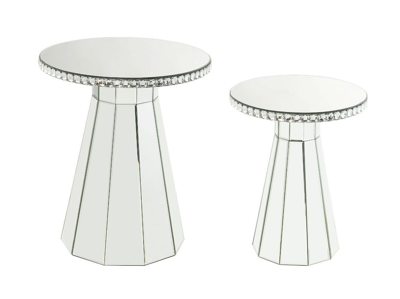 Lotus Crystal Accent Table - Ornate Home